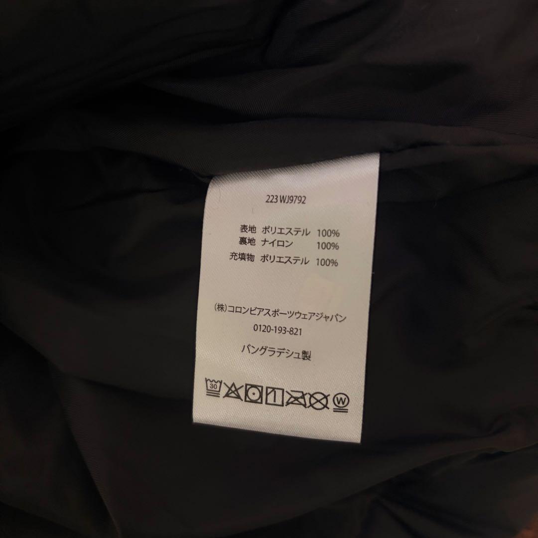 【美品❗️】極暖！columbia マウンテンパーカー　ダウン　ブラック XL肉厚