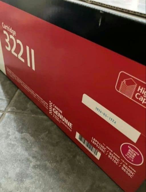 Canon 322 II トナーカートリッジ4色セット　インクカートリッジ