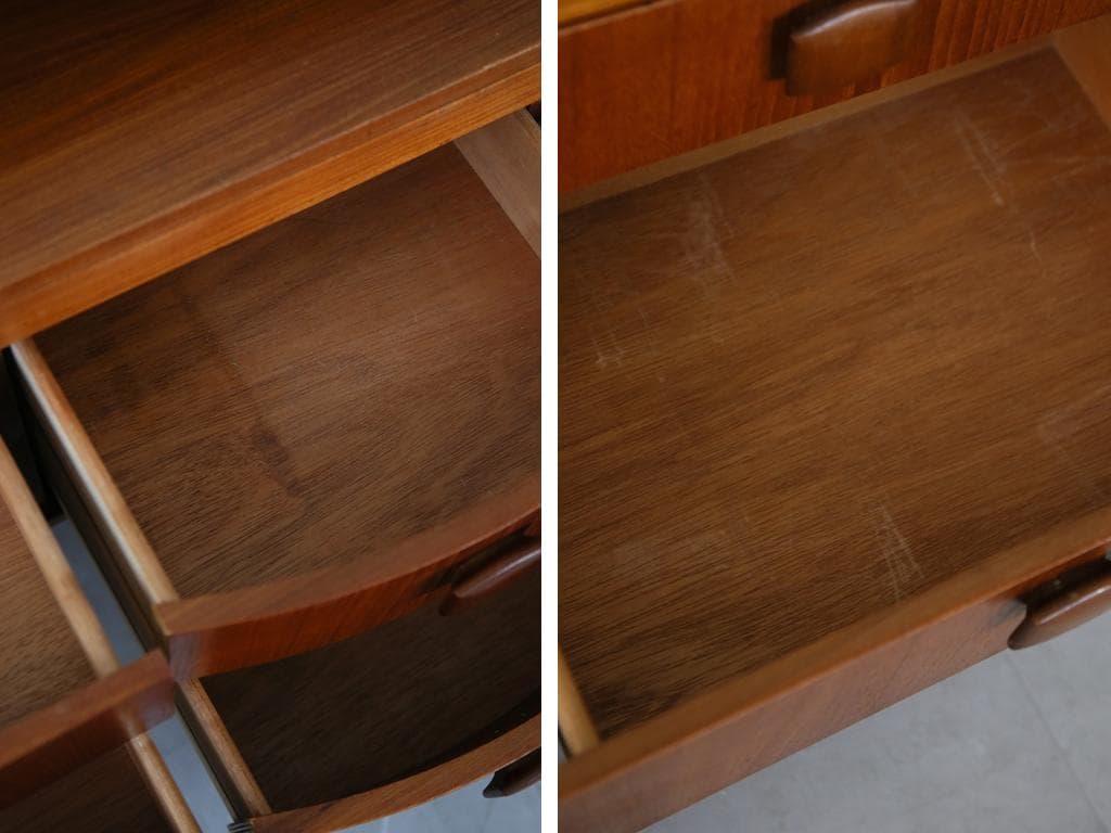 英国アンティークStonehill製サイドボード/木製机テレビ台(91-133)