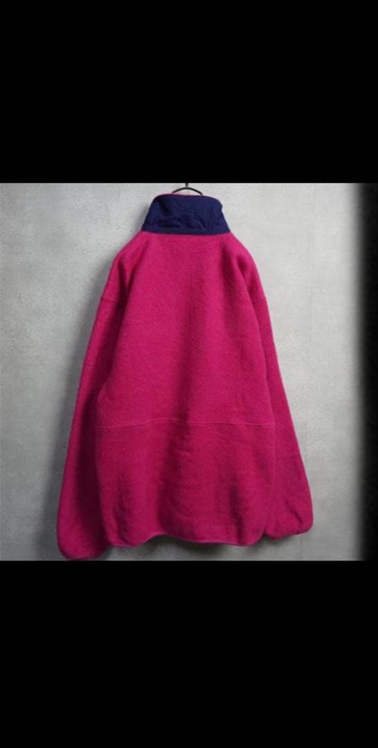 レア 80s後期～94s パタゴニア ハーフジップ シンチラ　スナップT