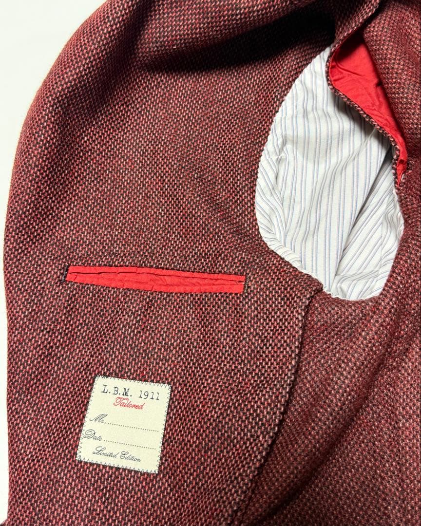 【美品】LBM 1911 ジャケット➕ジレ　イタリア製