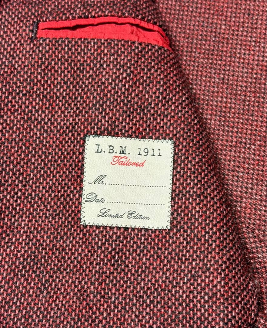 【美品】LBM 1911 ジャケット➕ジレ　イタリア製