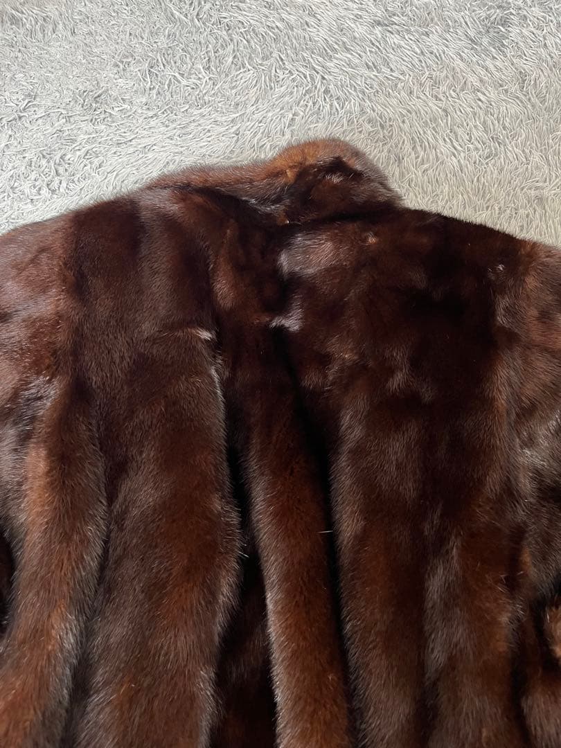 超豪華　デミバフミンク　マジェスティックミンク　ファーコート　L相当