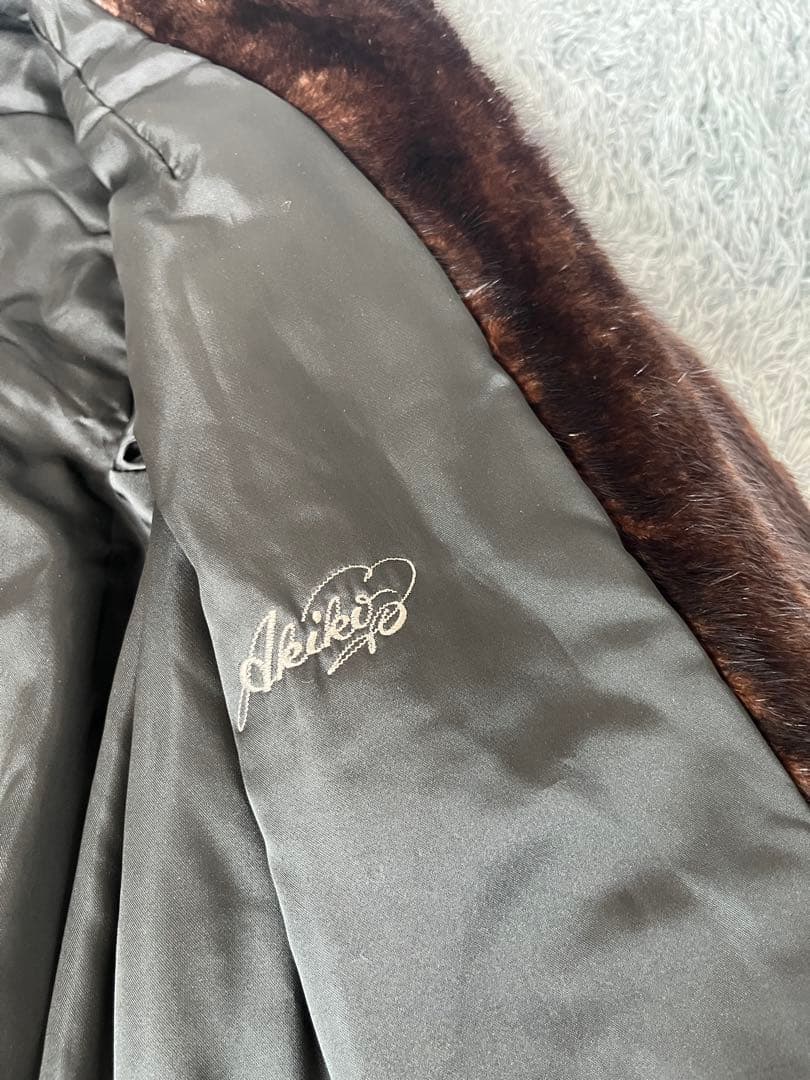 超豪華　デミバフミンク　マジェスティックミンク　ファーコート　L相当