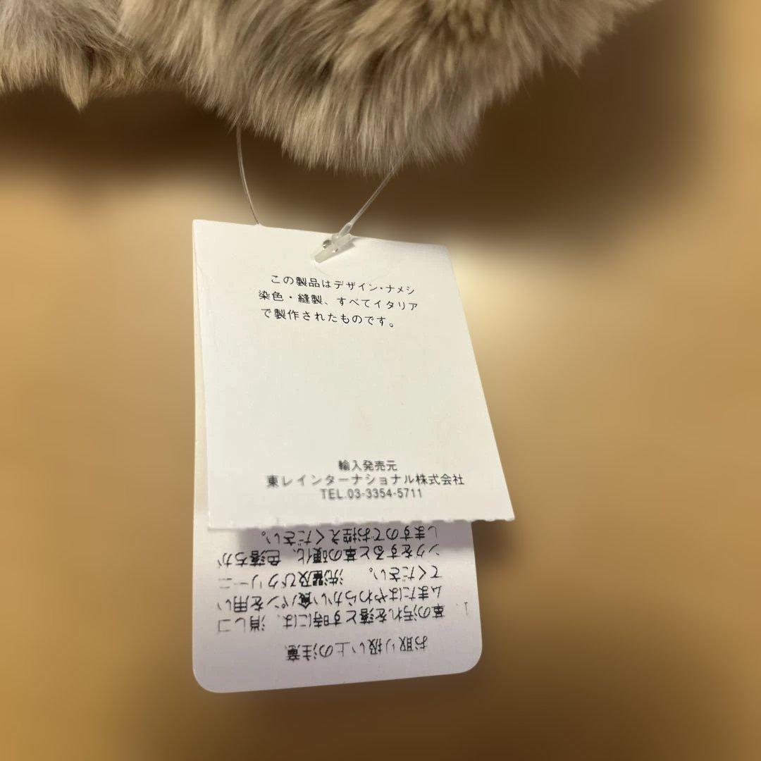 【新品未使用】Sermoneta gloves ブラウン 本革カシミヤ手袋