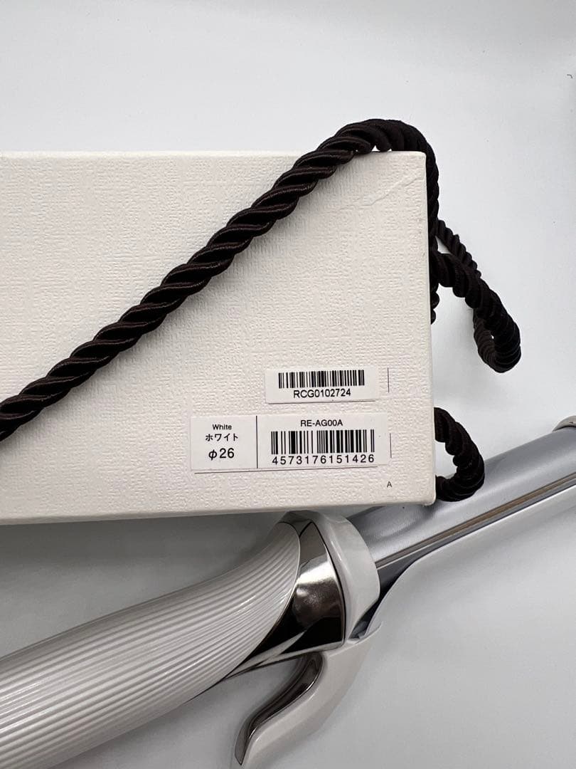 ヘアアイロン ReFa RE-AG00A WHITE 26mm