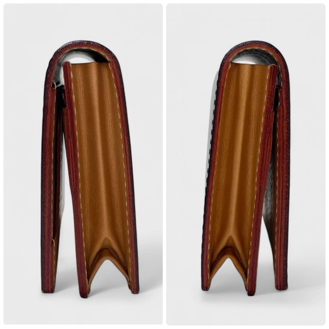 未使用品✨GANZO ガンゾ シンブライドルレザー 名刺入れ ネイビー 日本製