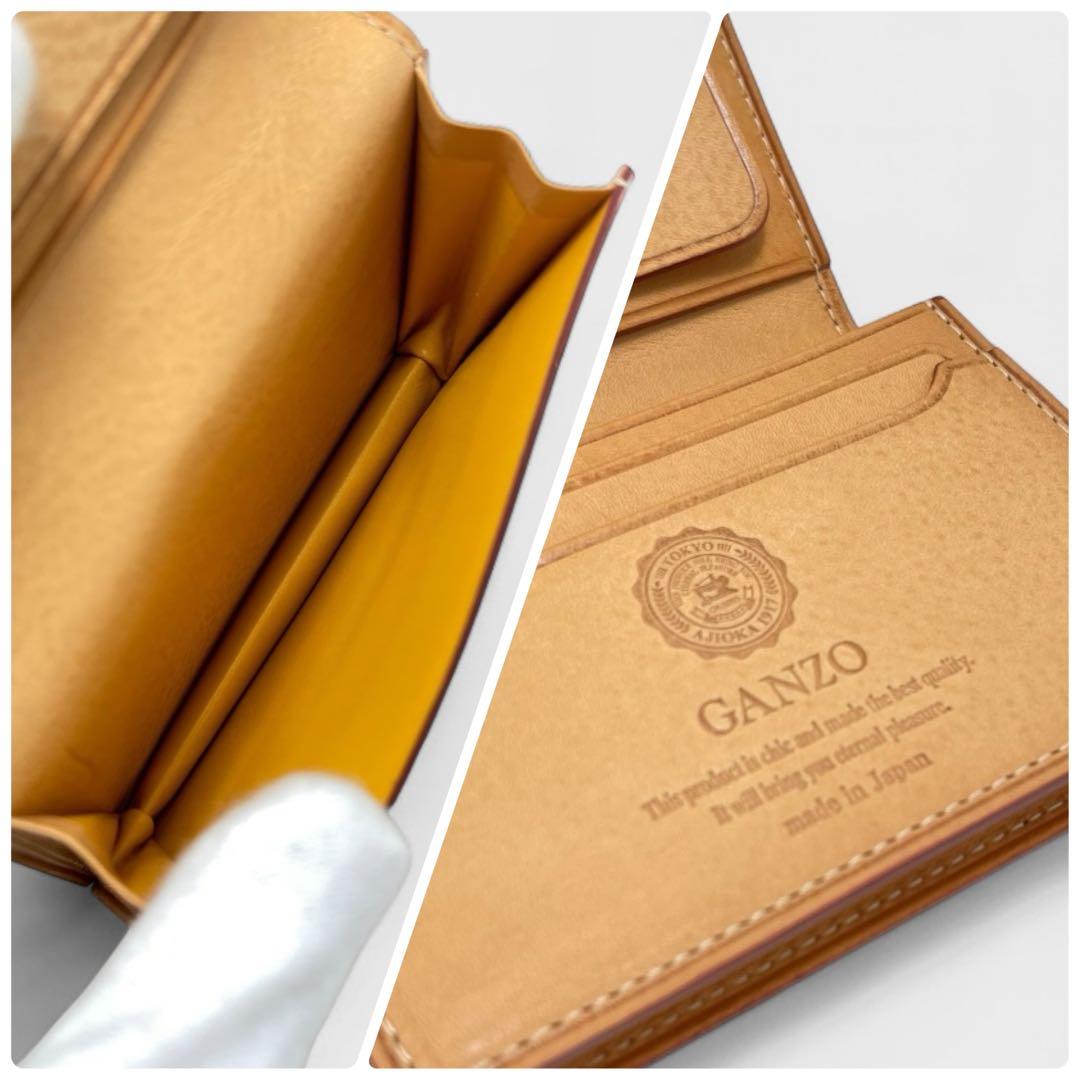 未使用品✨GANZO ガンゾ シンブライドルレザー 名刺入れ ネイビー 日本製