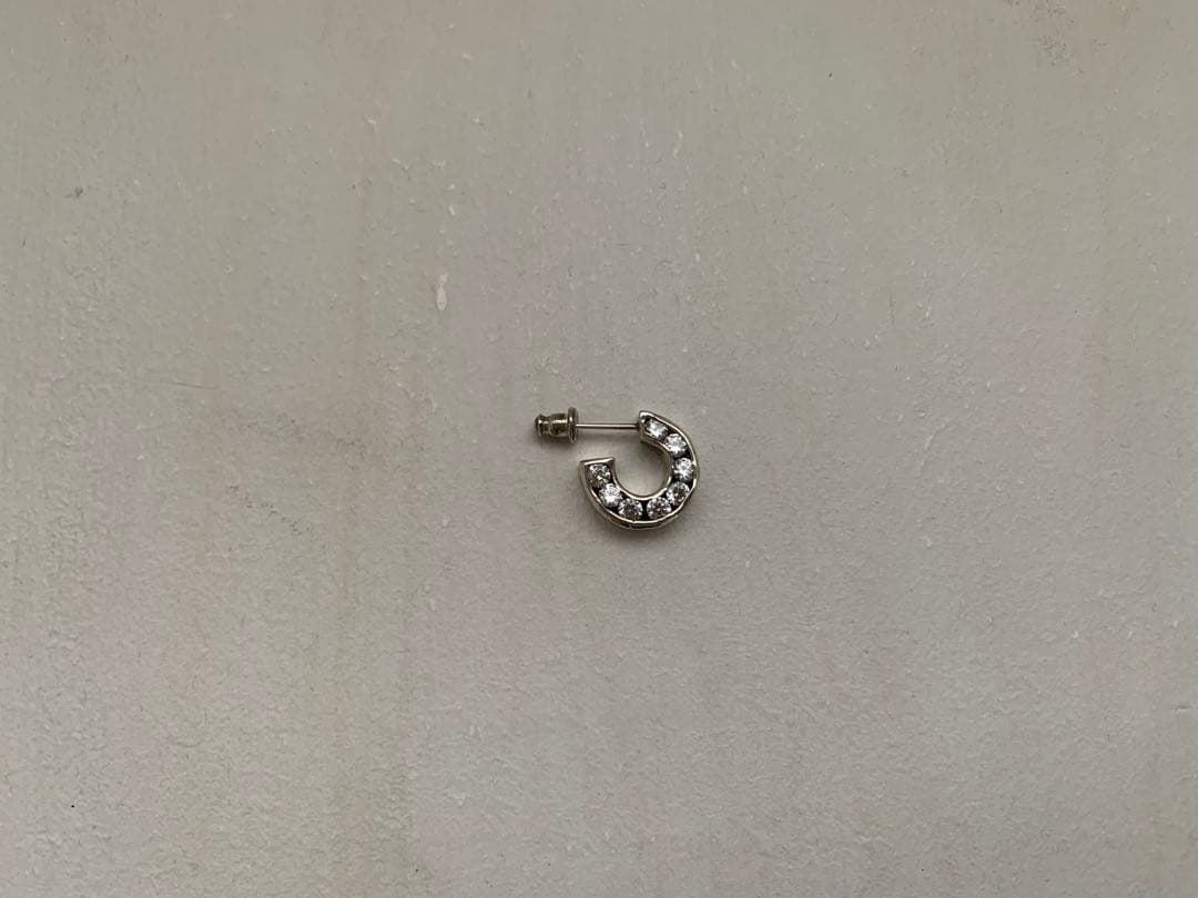 ［Sasaki］『e.m.』ジルコニア　フープピアス　2set