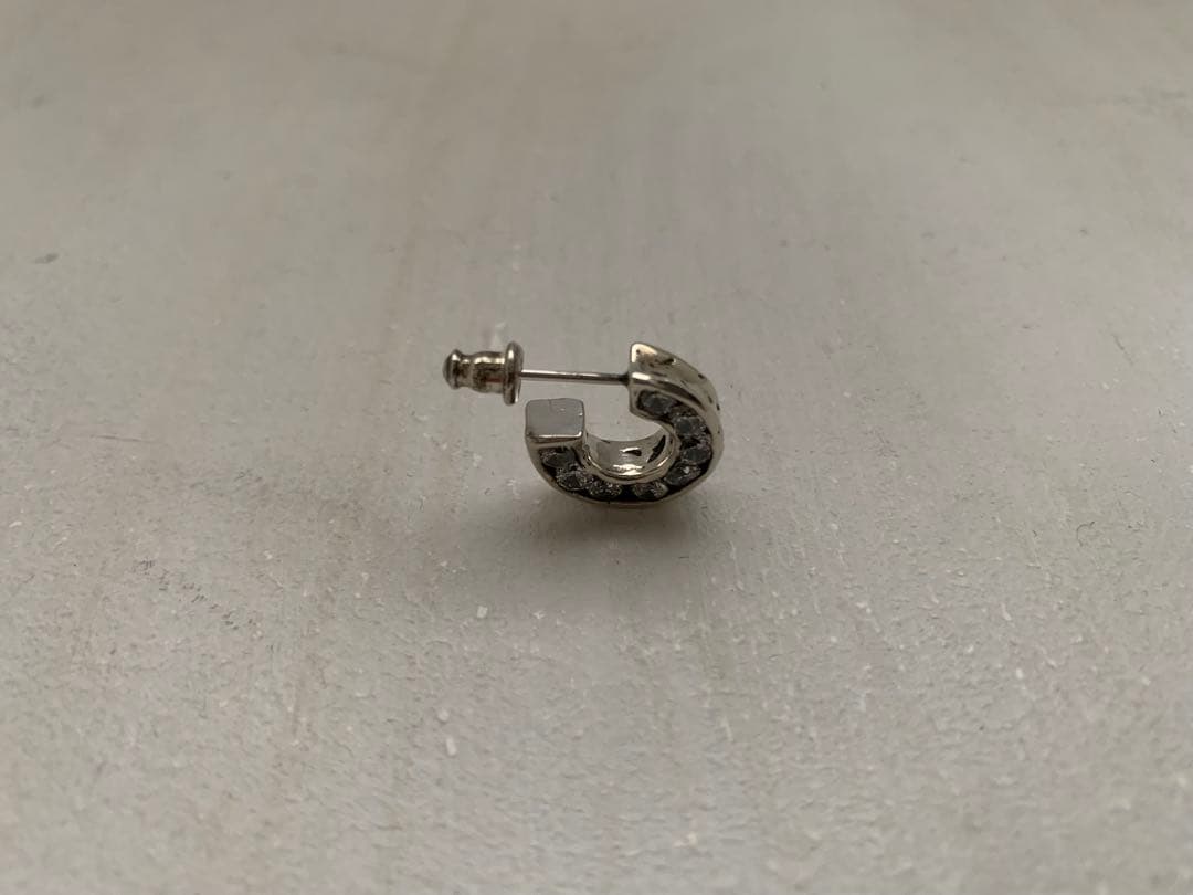 ［Sasaki］『e.m.』ジルコニア　フープピアス　2set
