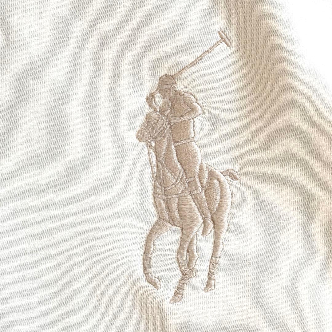 【美品/現行QRタグ】ポロラルフローレン ビッグポニー スウェット L ホワイト