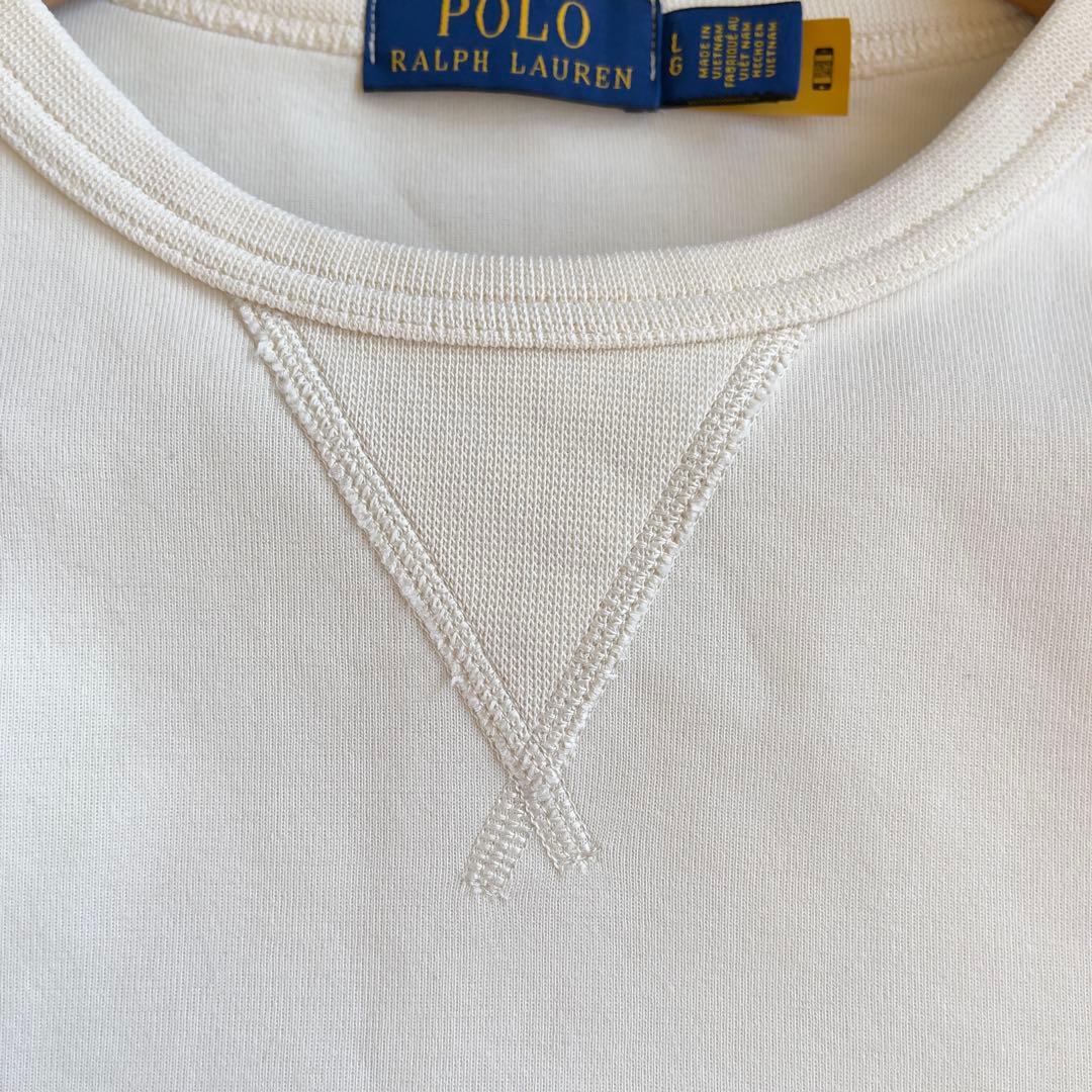 【美品/現行QRタグ】ポロラルフローレン ビッグポニー スウェット L ホワイト