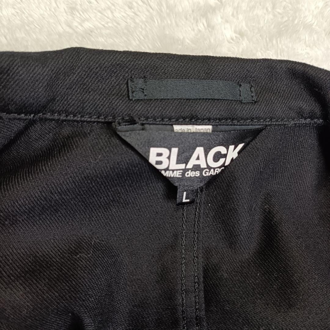 BLACK COMME des GARCONS ロング テーラードジャケット 黒