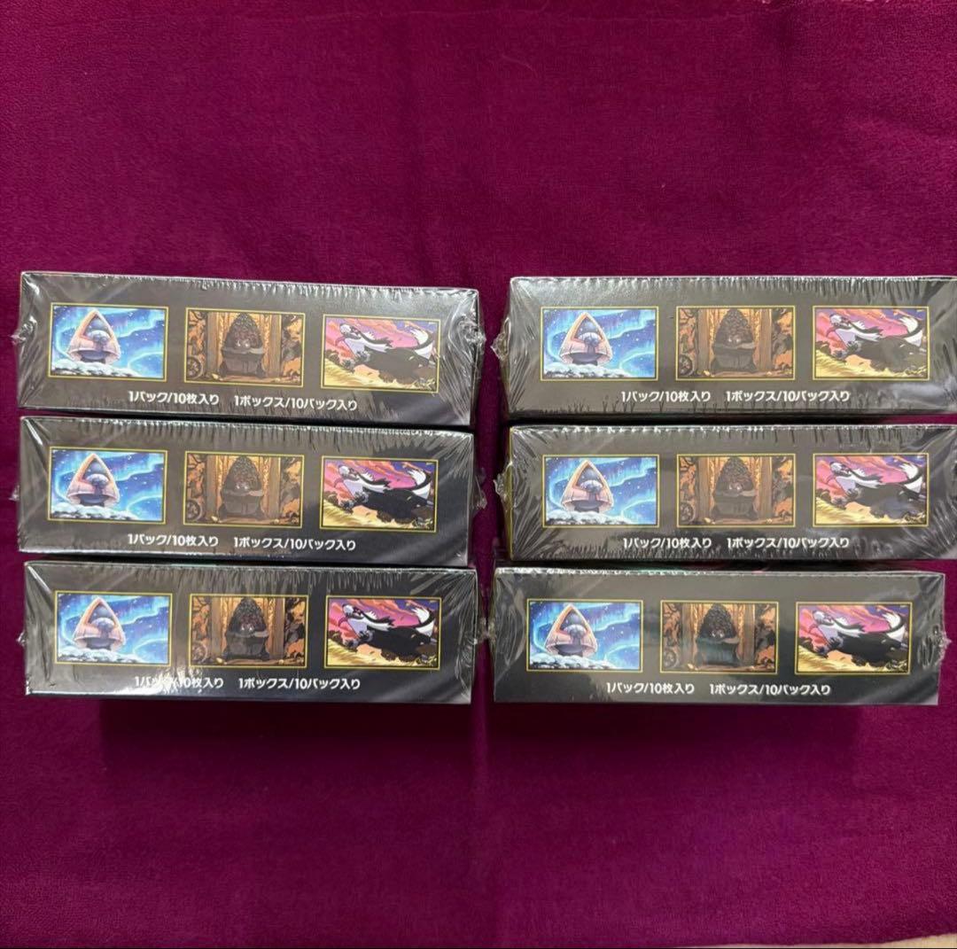 ポケモンカード　MEGAドリームex シュリンク付き6box