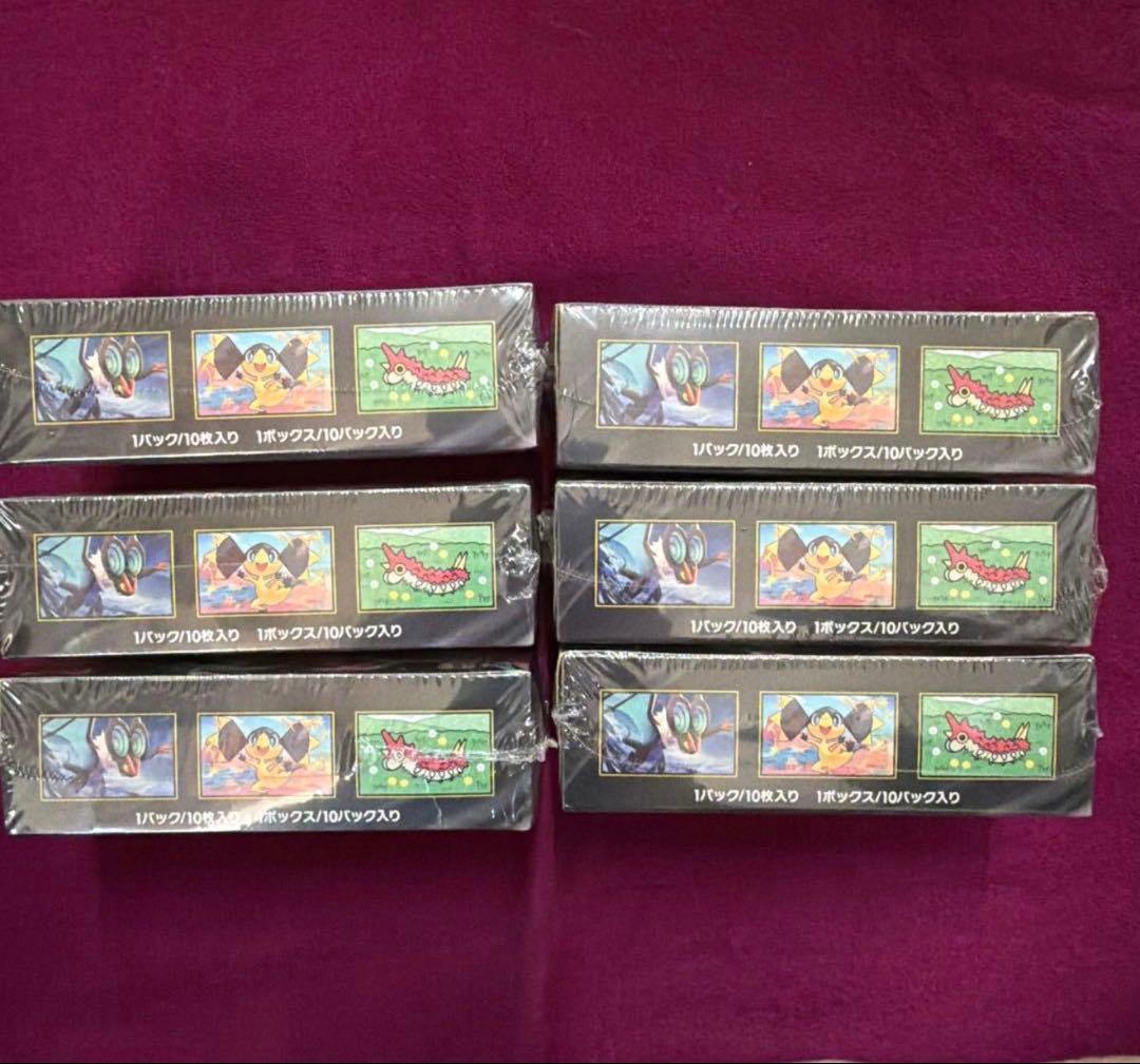 ポケモンカード　MEGAドリームex シュリンク付き6box