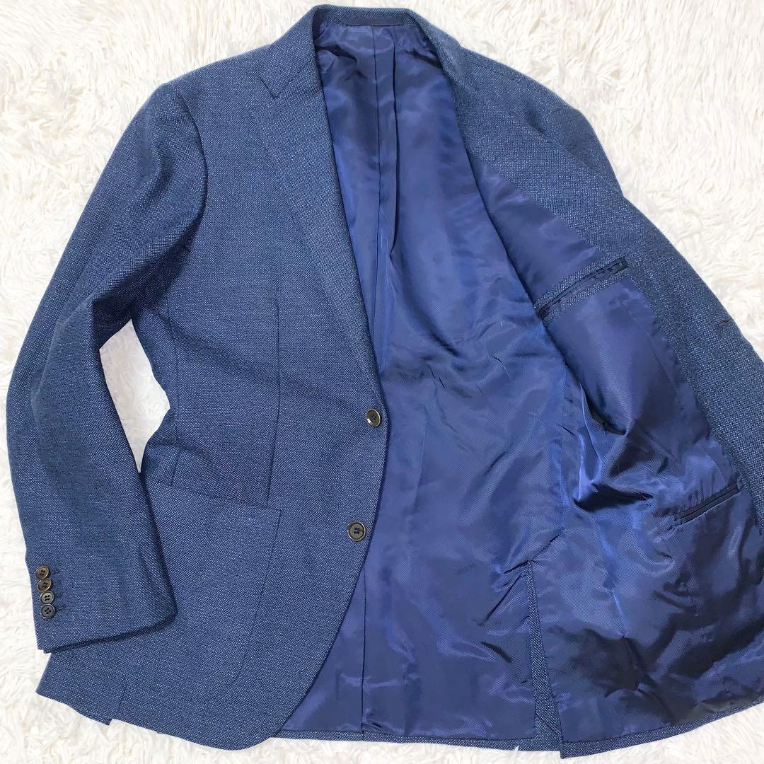 美品 ブリッラペルイルグスト ジャケット 四者混 ウール モヘヤ 絹 カシミヤ