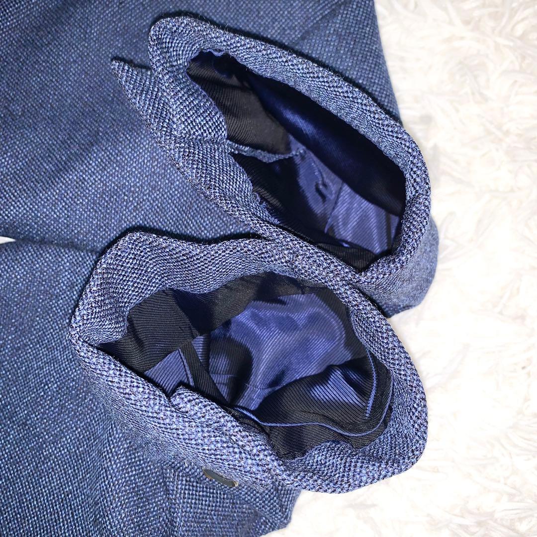 美品 ブリッラペルイルグスト ジャケット 四者混 ウール モヘヤ 絹 カシミヤ