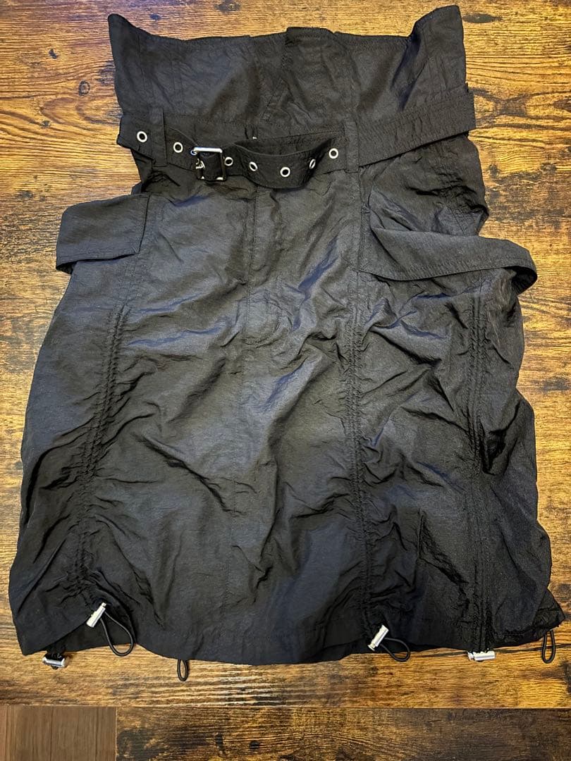 かれんDRAWSTRING GATHER MINI SKIRT