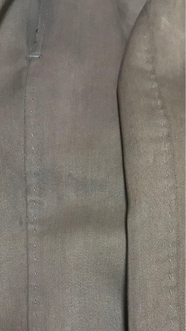 50s レーヨン ギャバジン スラックス フェード 茶 60s 2タック