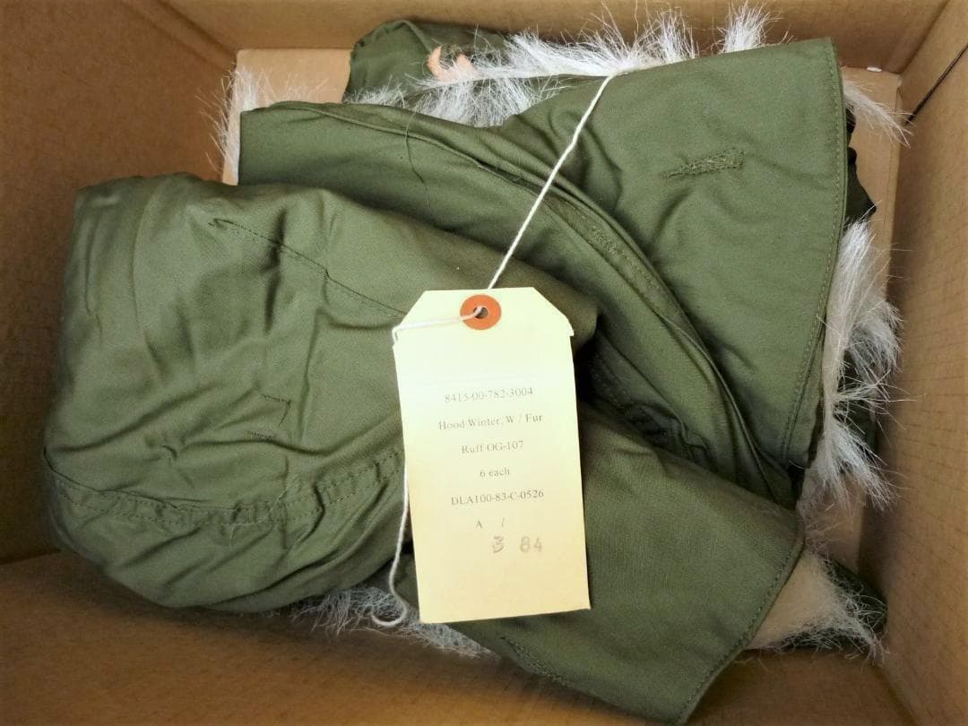 新品 80s 米軍 M-65 フード デッドストック モッズコート パーカー O