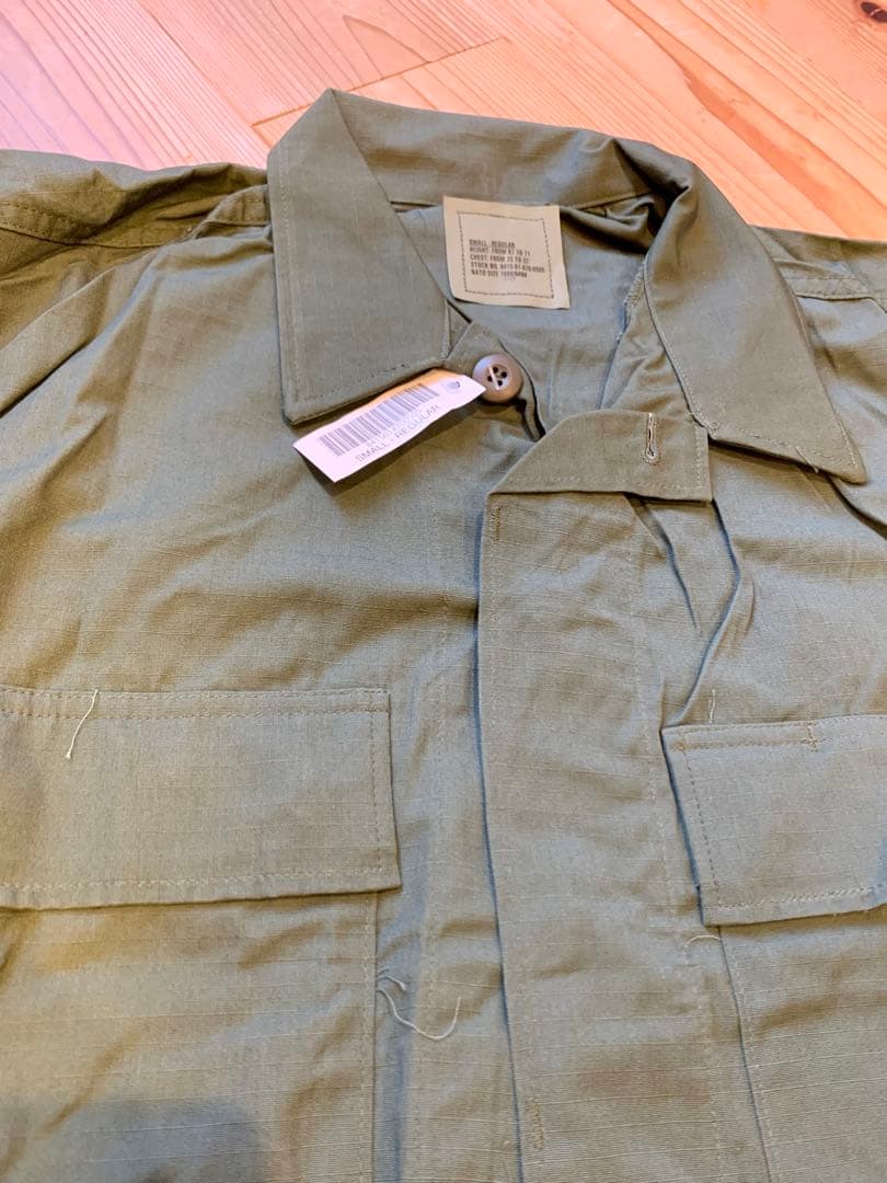 US ARMYデッドストック　BDU green483 ジャングルファティーグ