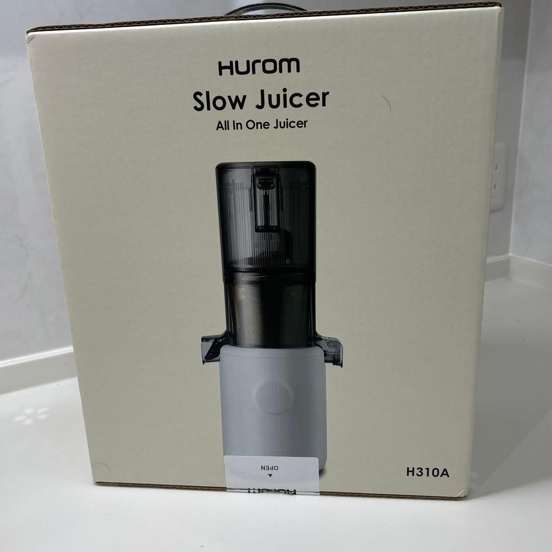 開封のみ　ヒューロム　スロージューサー　H310A ホワイト