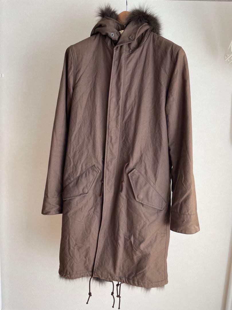 ジュンハシモト　フォックスファー　モッズコート