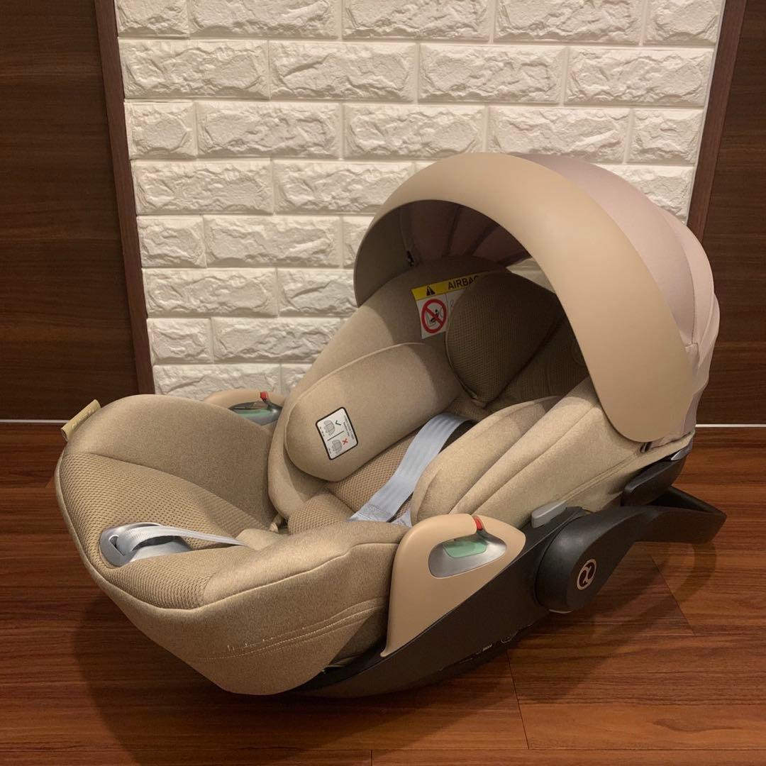 美品 Cybex Cloud T i-Size plus ベージュ アダプター付