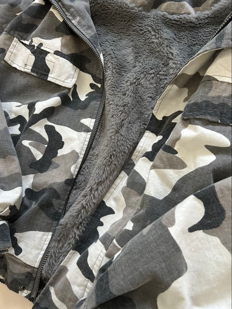 Raf simons似スノーカモジャケット