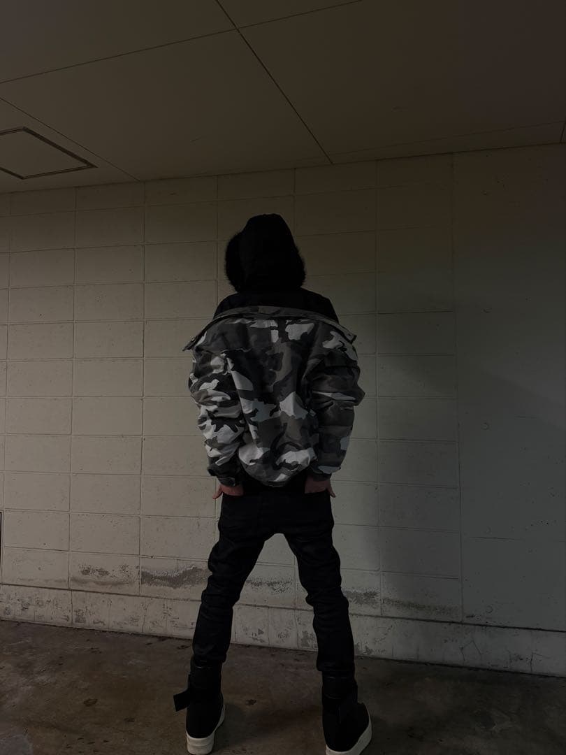 Raf simons似スノーカモジャケット