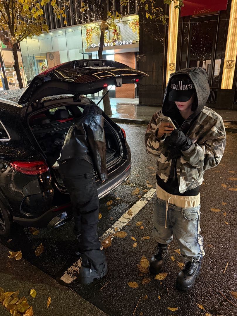 Raf simons似スノーカモジャケット