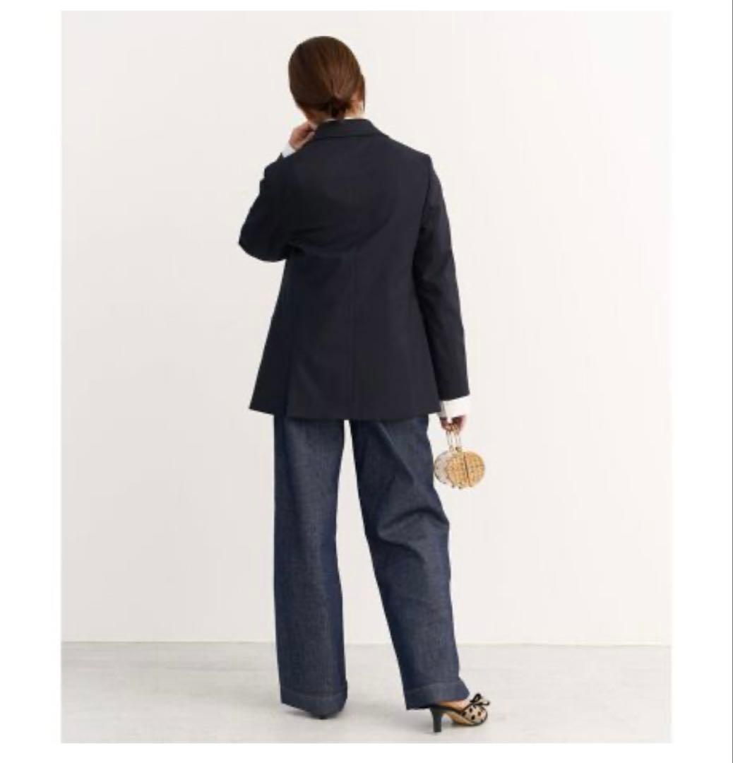 IENAツイル ダブルブレストジャケット