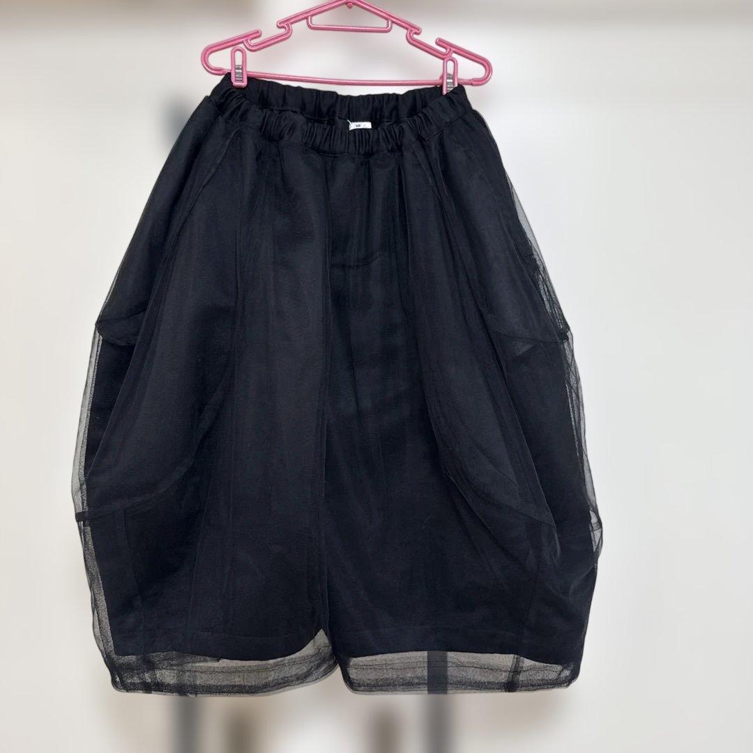 超美品❗️チュール付きサルエルパンツ　コムコムCOMME des GARCONS‼️