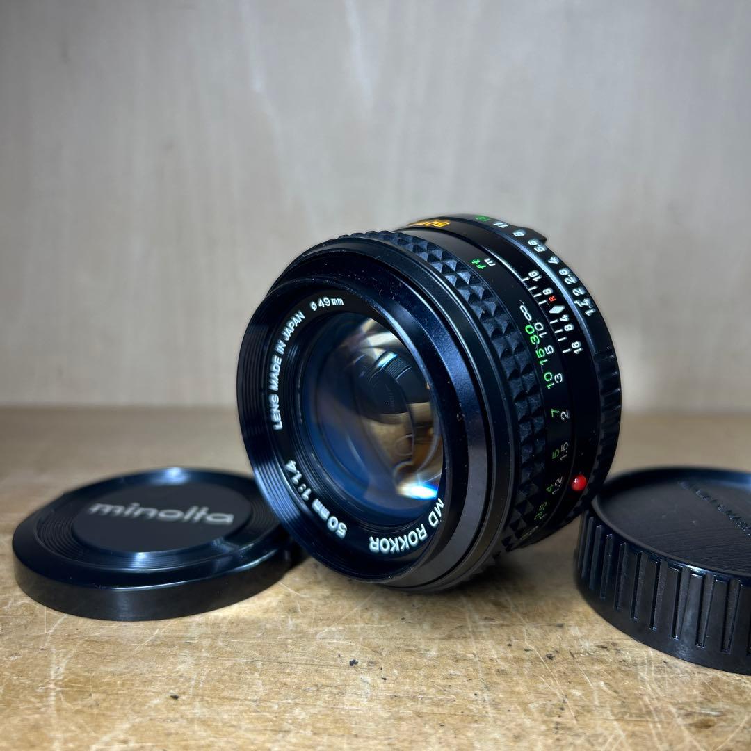 Minolta MD Rokkor 50mm f1.4 完動極美品
