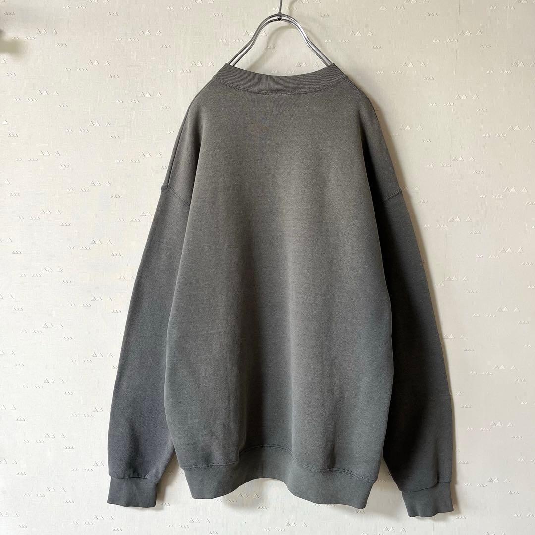 古着 90's プレイボーイ スウェット 墨黒 フェード