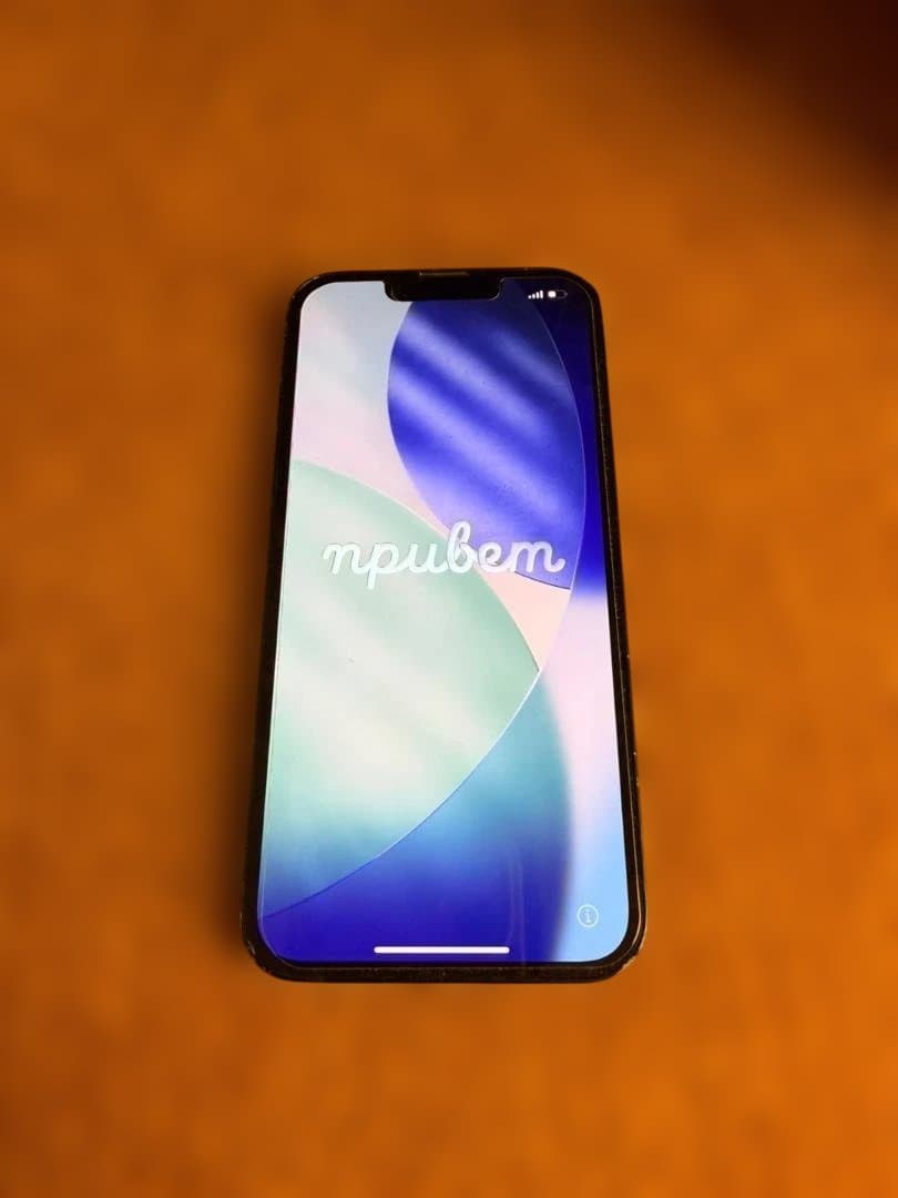 米国版 iPhone 13 128GB ブラック　背面割れ