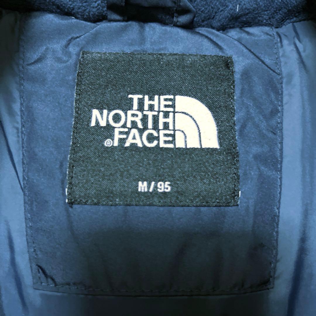 ノースフェイス ロングダウンジャケット メンズM レディースXL ネイビー
