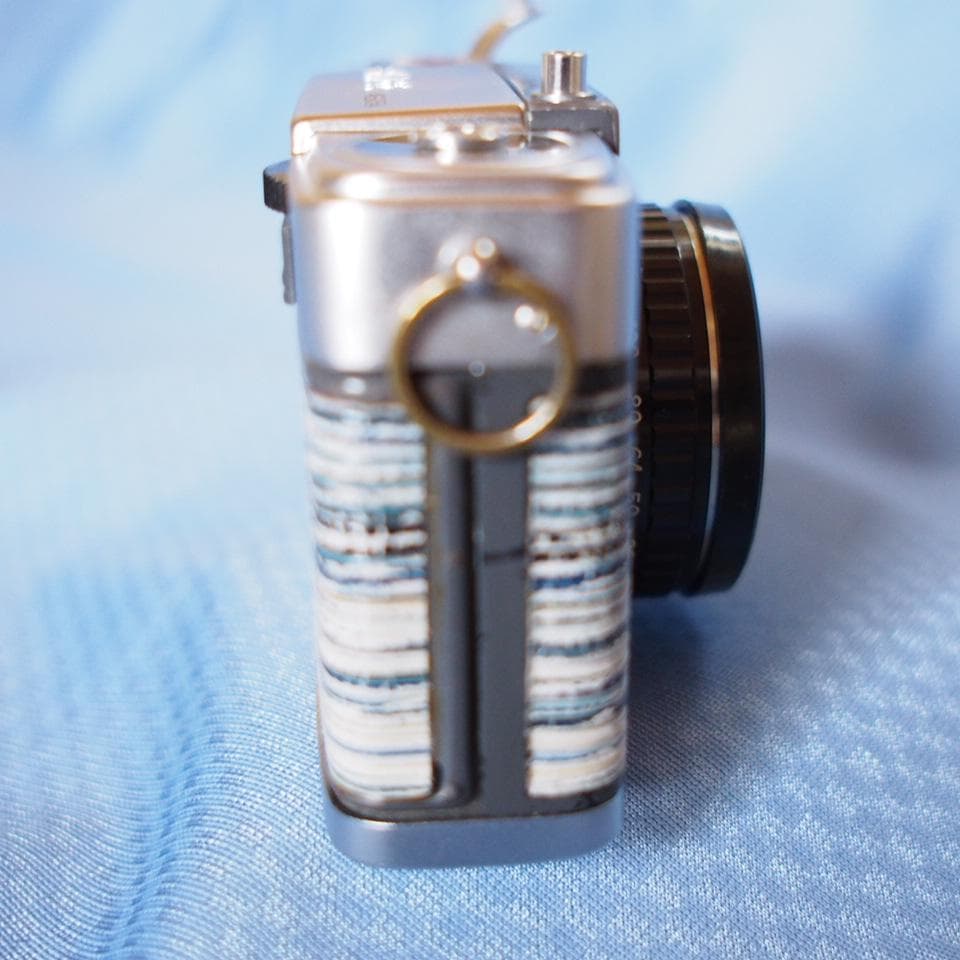 ドレスアップ PEN-EE S \"イタリアンレザー\" 整備済 ハーフカメラ