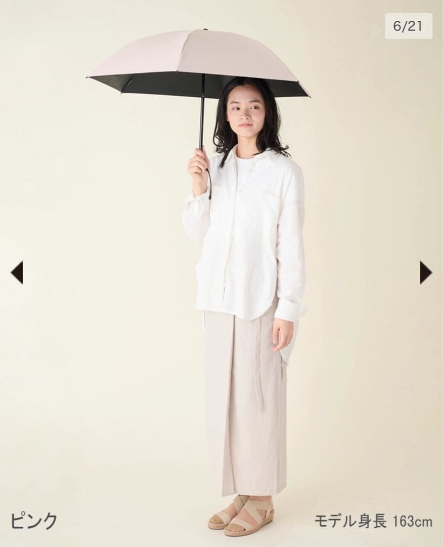 サンバリア100 折りたたみ日傘２段折 コンパクト / moku