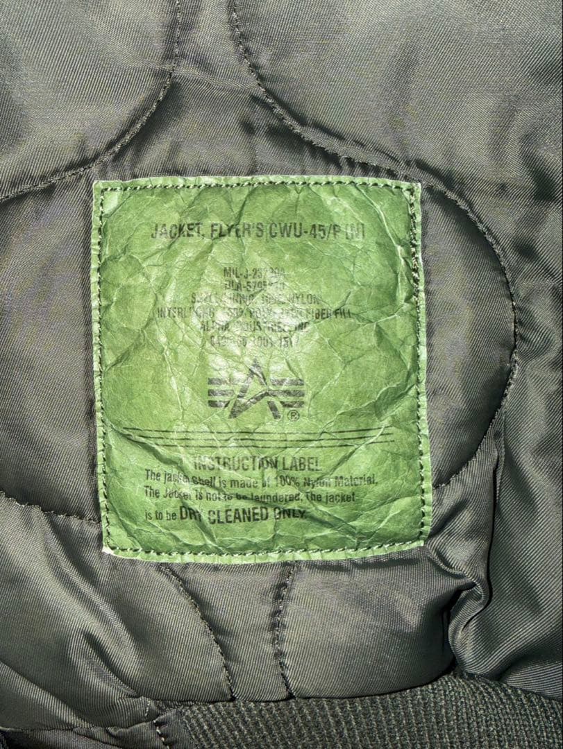 ジャケット・アウター alpha industries cwu-45p