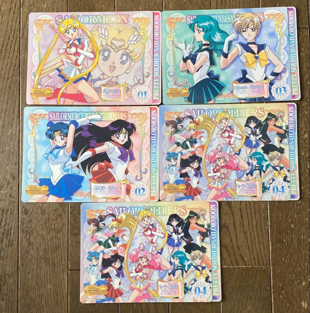 セーラームーン　ジャンボカード（非売品）　カードダスシール　美少女戦士　レア
