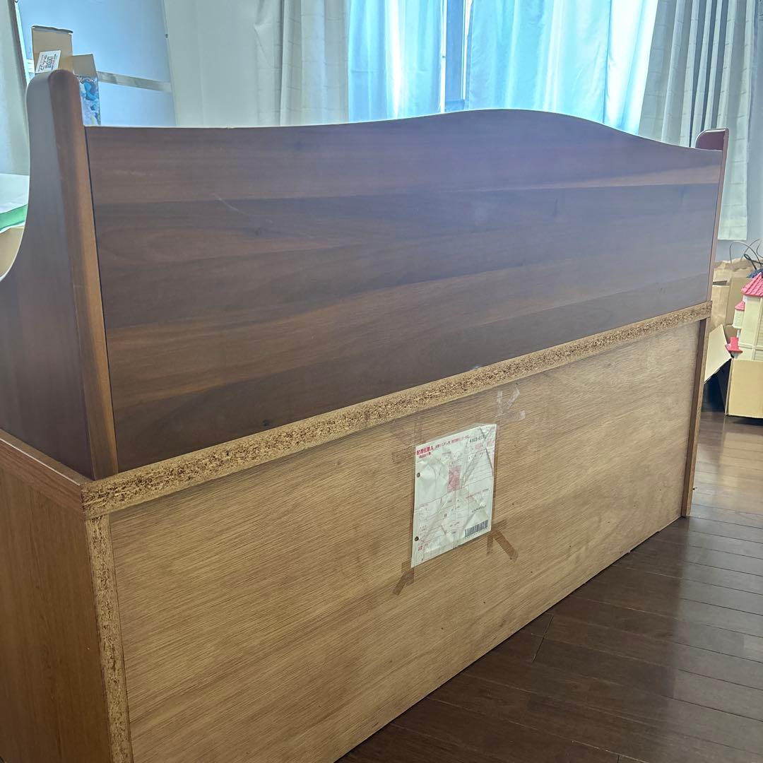 木製ブラウンチェスト 4引き出し