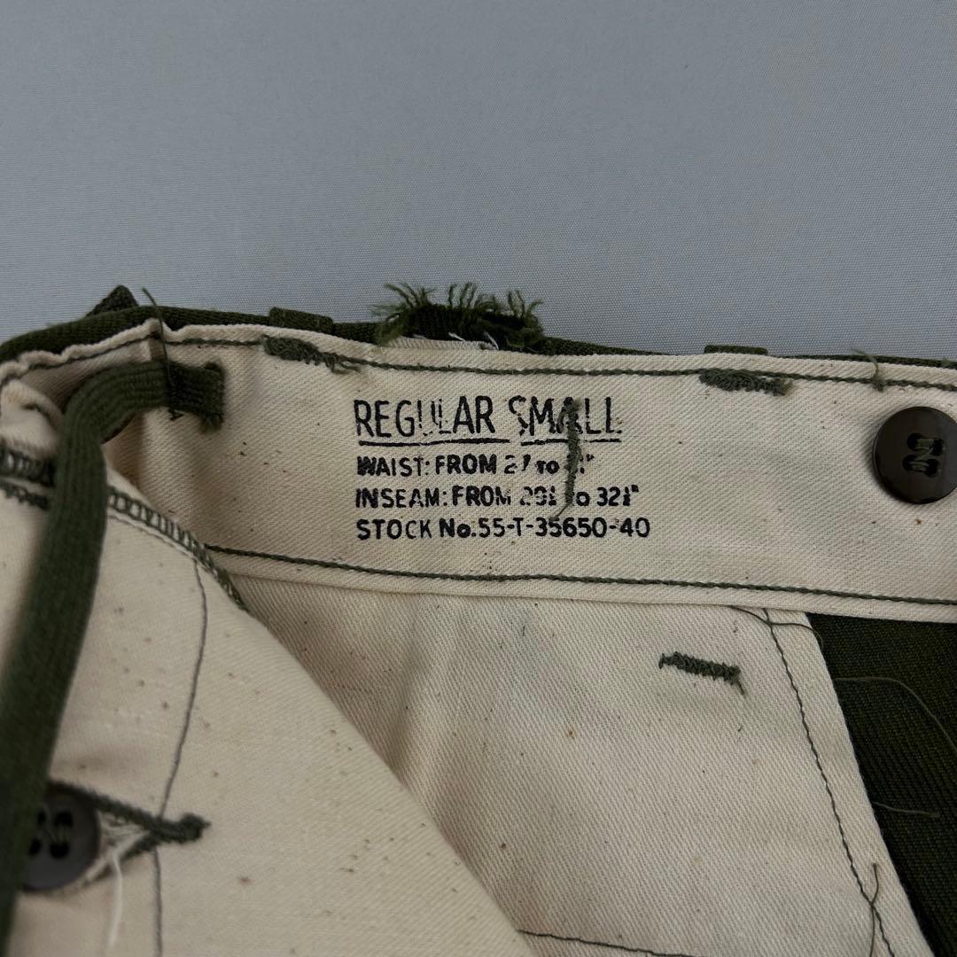 【DEADSTOCK】1953年製 米軍実物 M-51 ウールパンツ SMALL