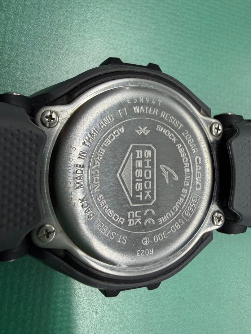 B-1982【中古】CASIO G-SHOCK GBD-300-1JF 黒