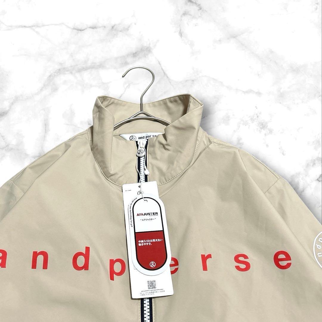 新品　24AW✨アンパスィ　エアジャスターフルジップブルゾン　ゴルフ　中綿　M