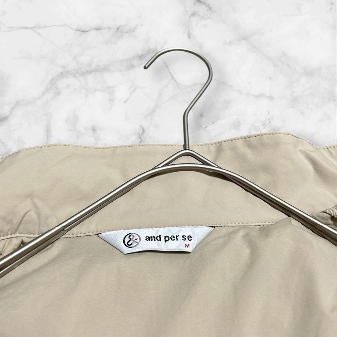 新品　24AW✨アンパスィ　エアジャスターフルジップブルゾン　ゴルフ　中綿　M