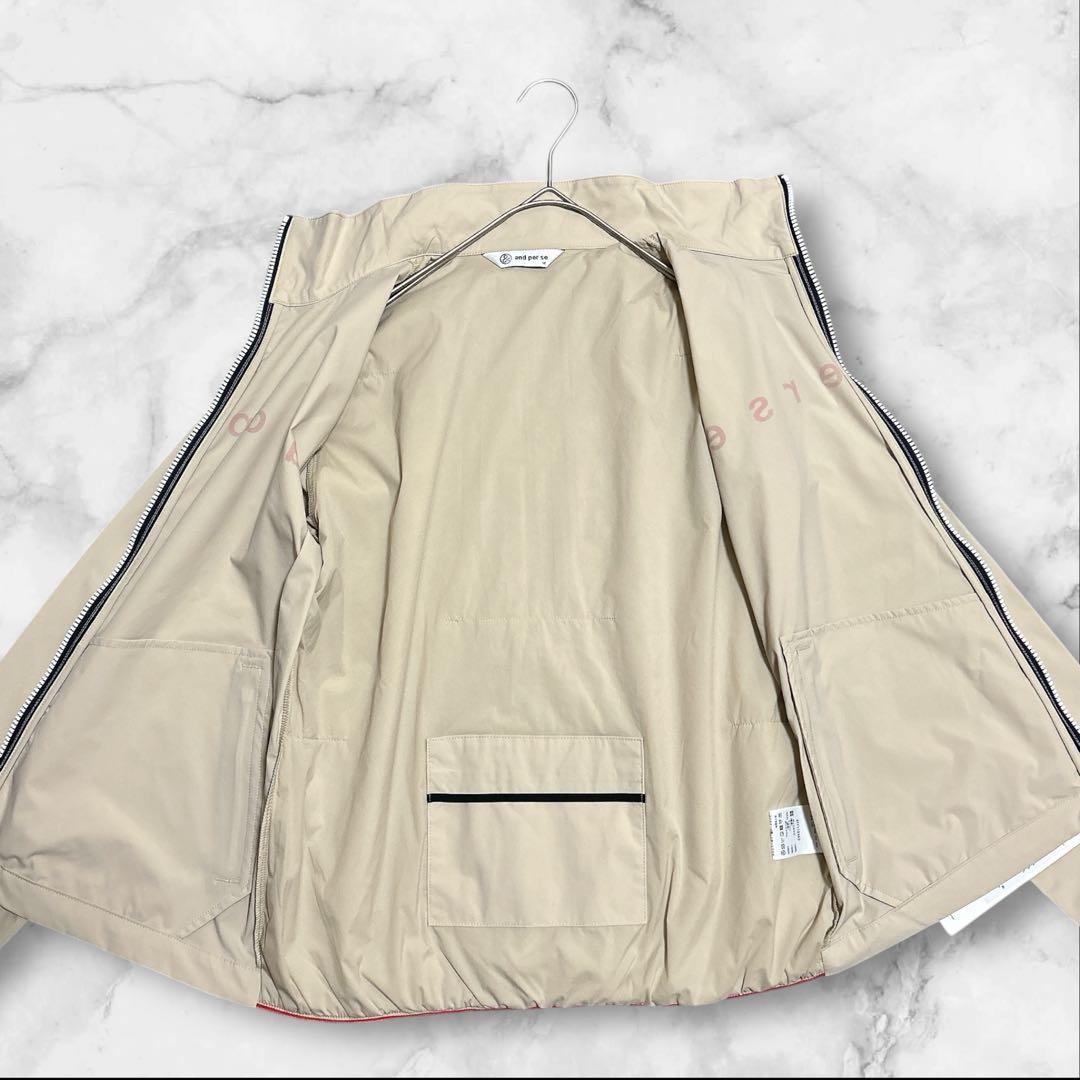 新品　24AW✨アンパスィ　エアジャスターフルジップブルゾン　ゴルフ　中綿　M