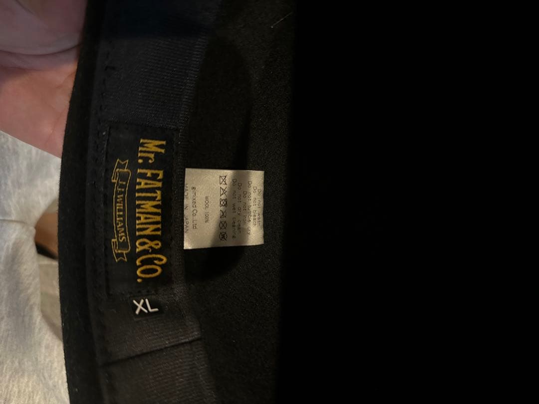 帽子 GAMBLER WOOL J.J. WILLIAMS Mr.FATMAN