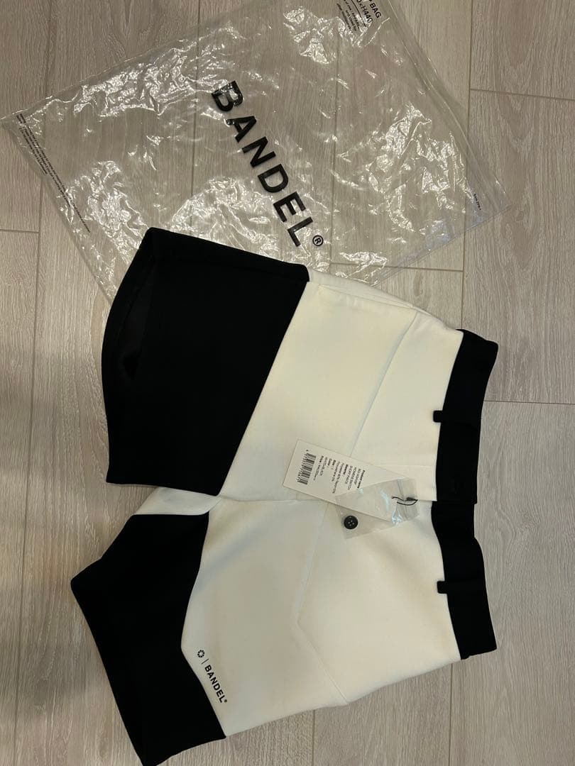 Lemon レディースパンツホワイト/ブラック