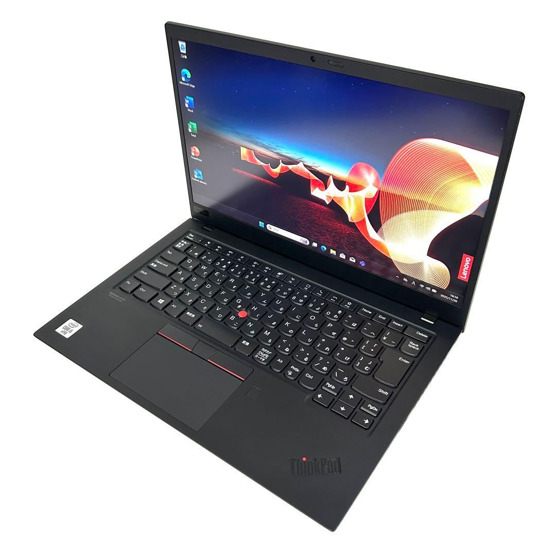 超美品 Lenovo X1 Carbon Gen8 バッテリー超良好 オフィス